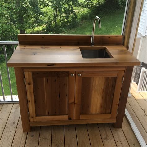 Outdoor Kitchen Sink Cabinet 